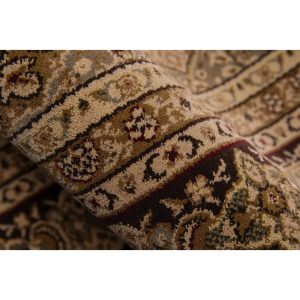 Brown Boho Area Rug Details