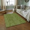 Green Shag Area Rug