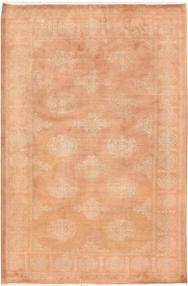 Ivory Bokhara Area chic Rug