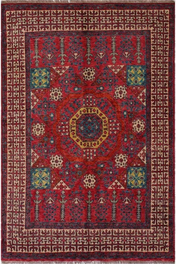 Multicolor Baluchi Area Rug