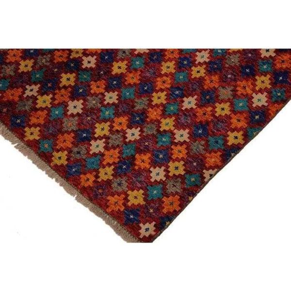 Red Baluchi chic Area Rug