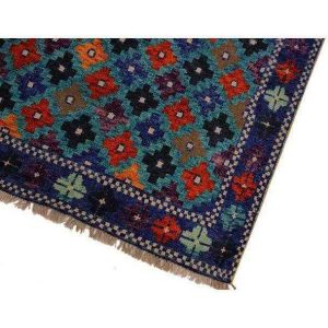 Vibrant Multicolor Baluchi Rug